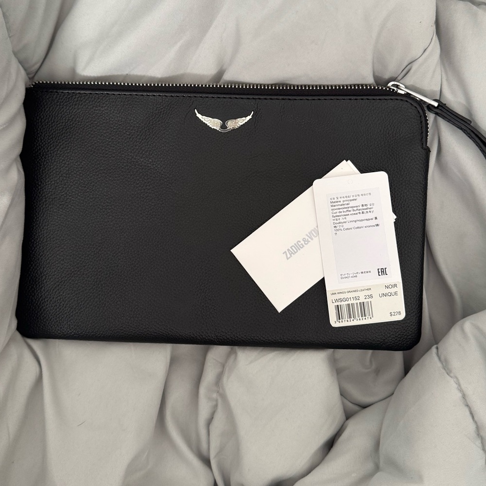 Zadig Uma large wristlet